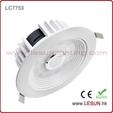 9W AC100-240V LED Down Light com Sensor Infravermelho (LC7752)